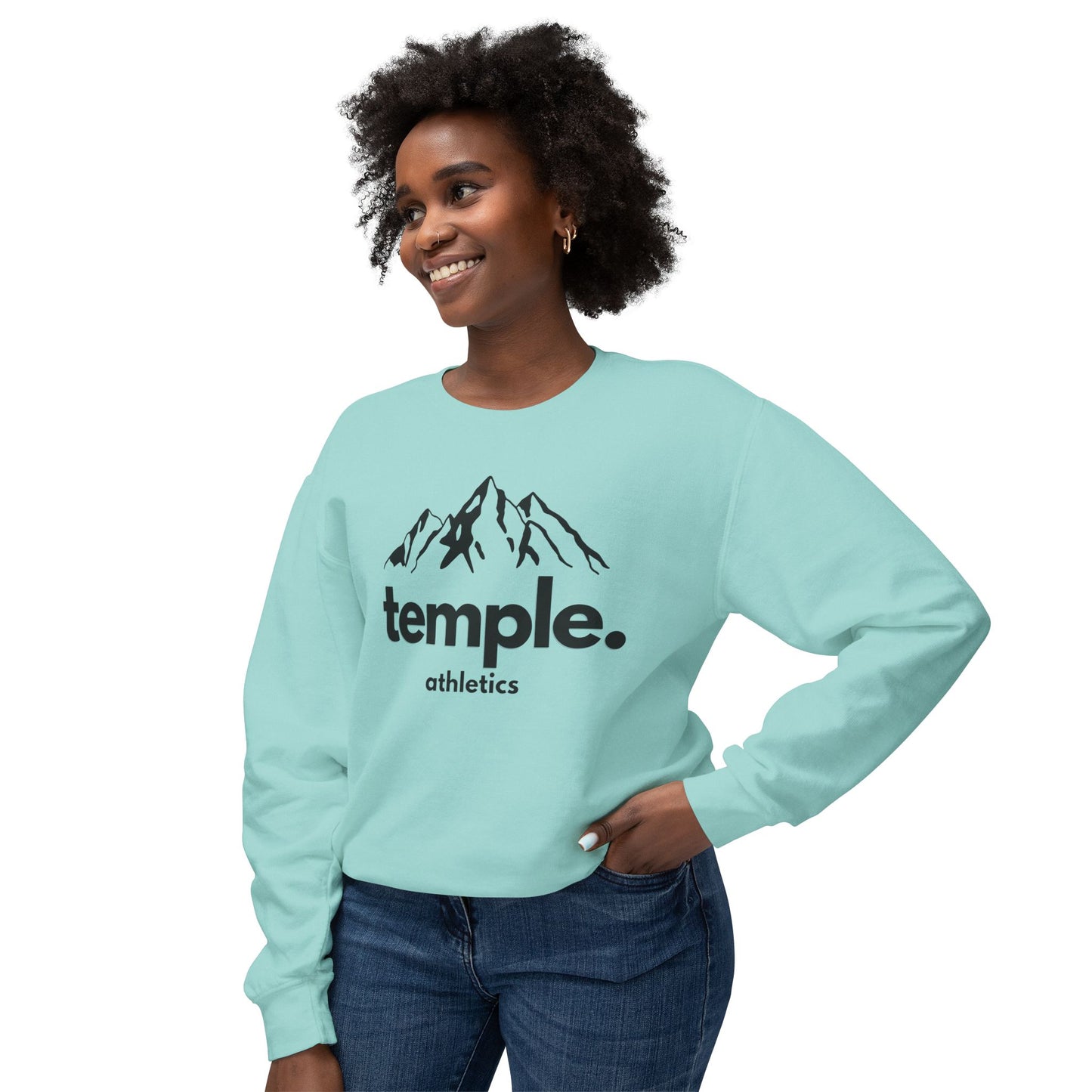 Temple Athletics Unisex Lightweight Crewneck Sweatshirt - Casual & Trendy Wear